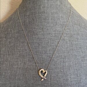 Tiffany & Co. Silver Loving Heart Necklace